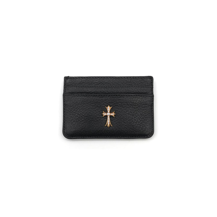 Chrome Hearts 22K ゴールド ダイヤモンド クロス カードホルダー