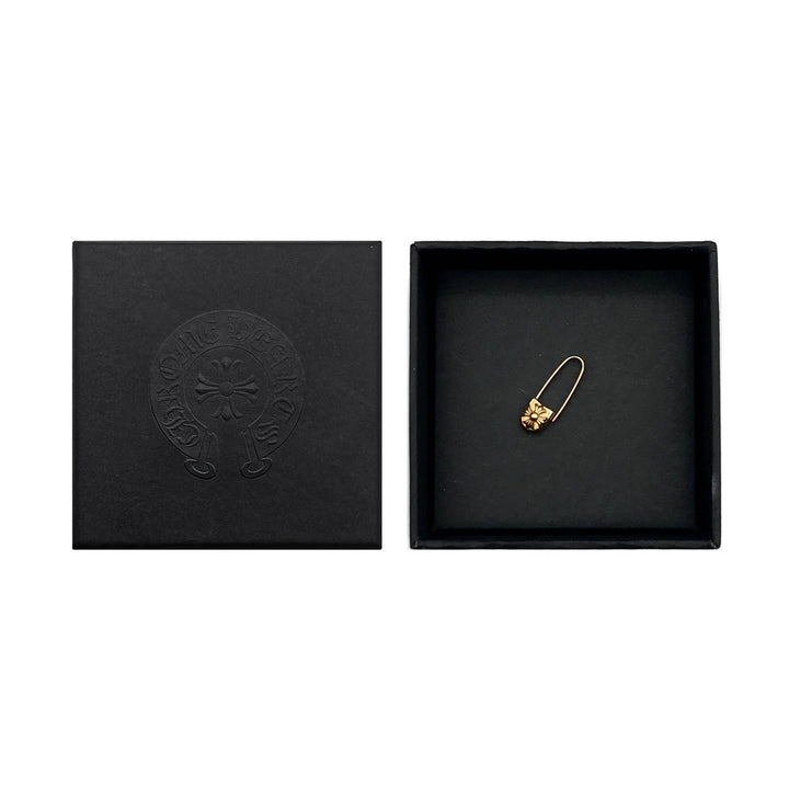 Chrome Hearts 22K Gold Safety Pin Earring