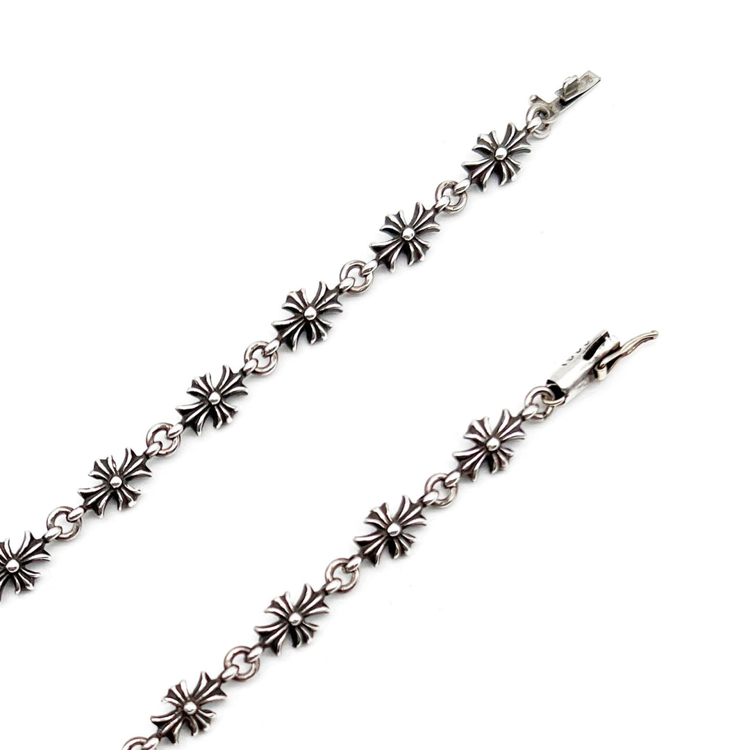 Chrome Hearts Silver Tiny E Plus Necklace