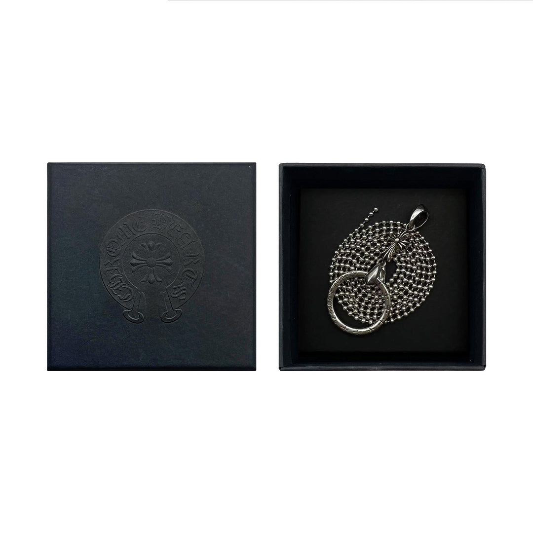 Chrome Hearts Silver Glasses Hanging Chain