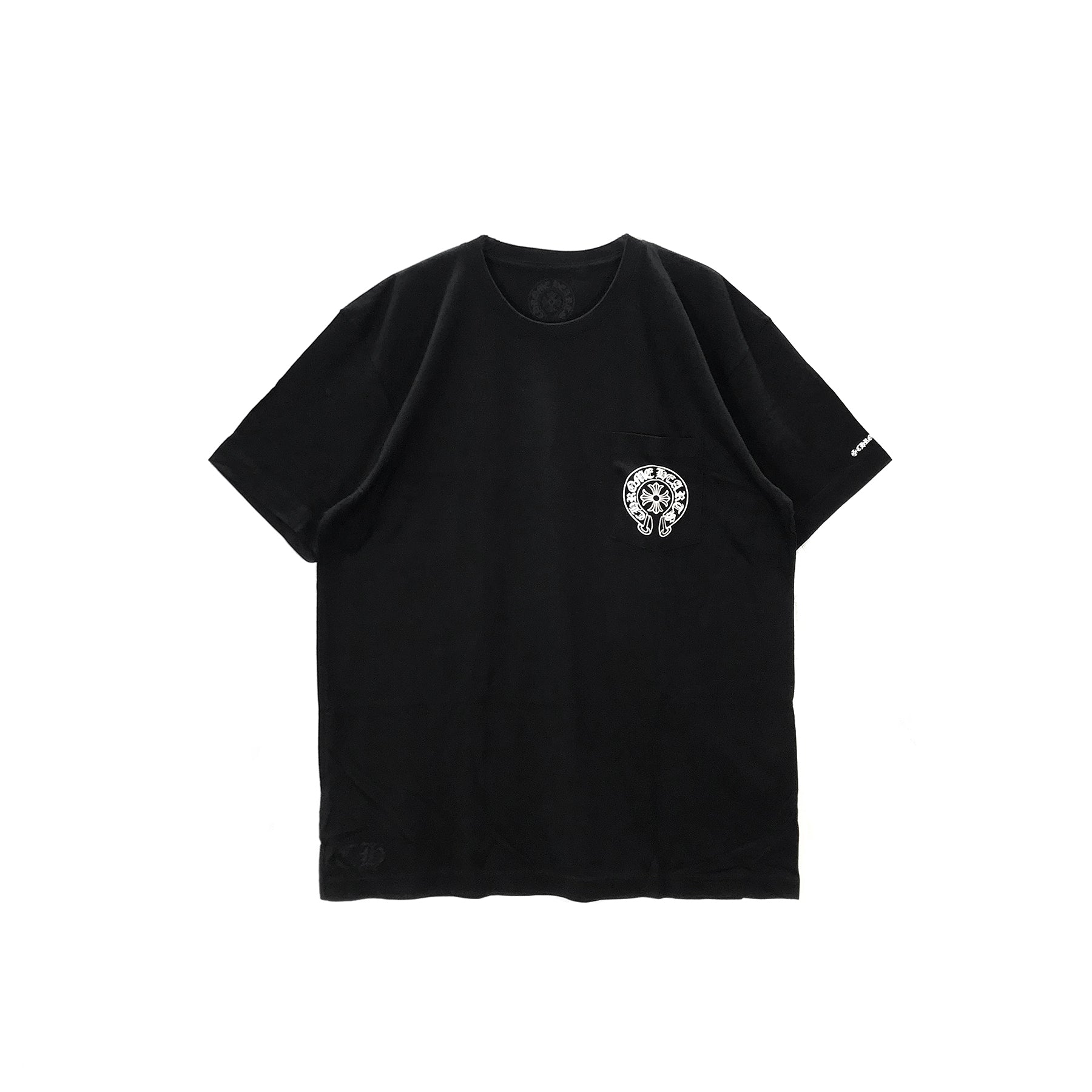 CHROME HEARTSネックロゴ ポケット Tシャツ Chrome Hearts Short Sleeve Pocket Crew T-shirt Black Men's - SS24 - US
