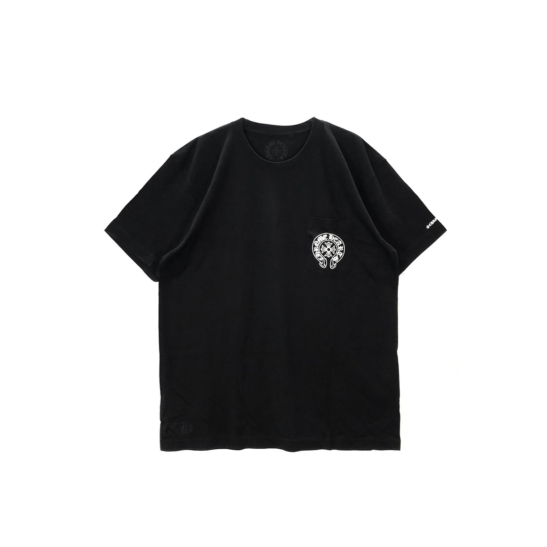 Chrome Hearts Horseshoe Logo Pocket Short Sleeve T-Shirt Tee