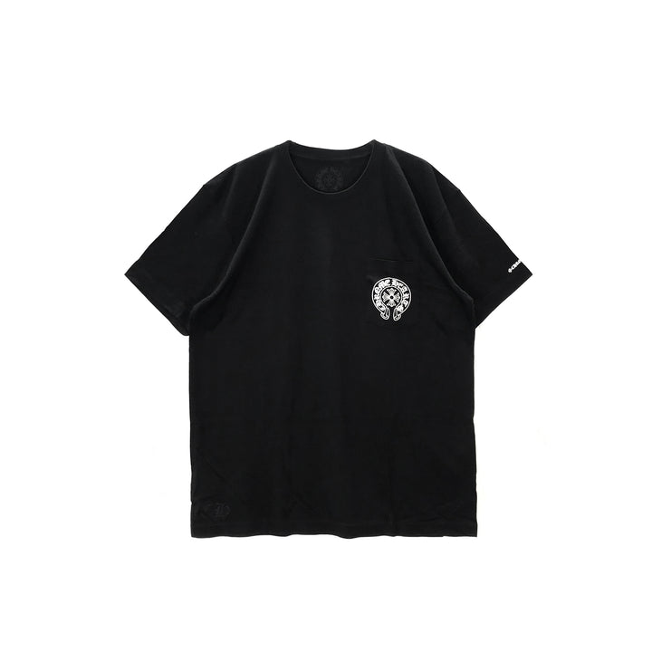 Chrome Hearts Horseshoe Logo Pocket Short Sleeve T-Shirt Tee