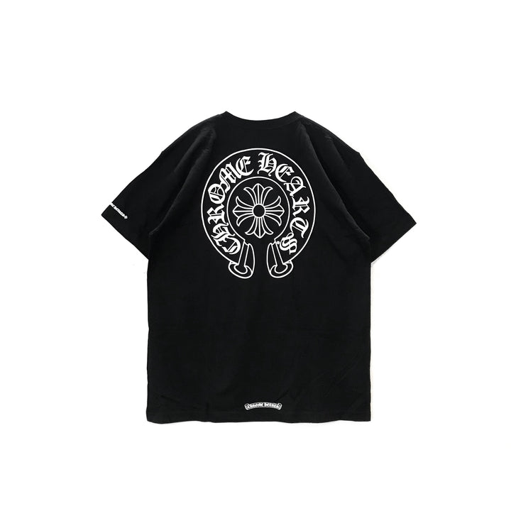Chrome Hearts Horseshoe Logo Pocket Short Sleeve T-Shirt Tee