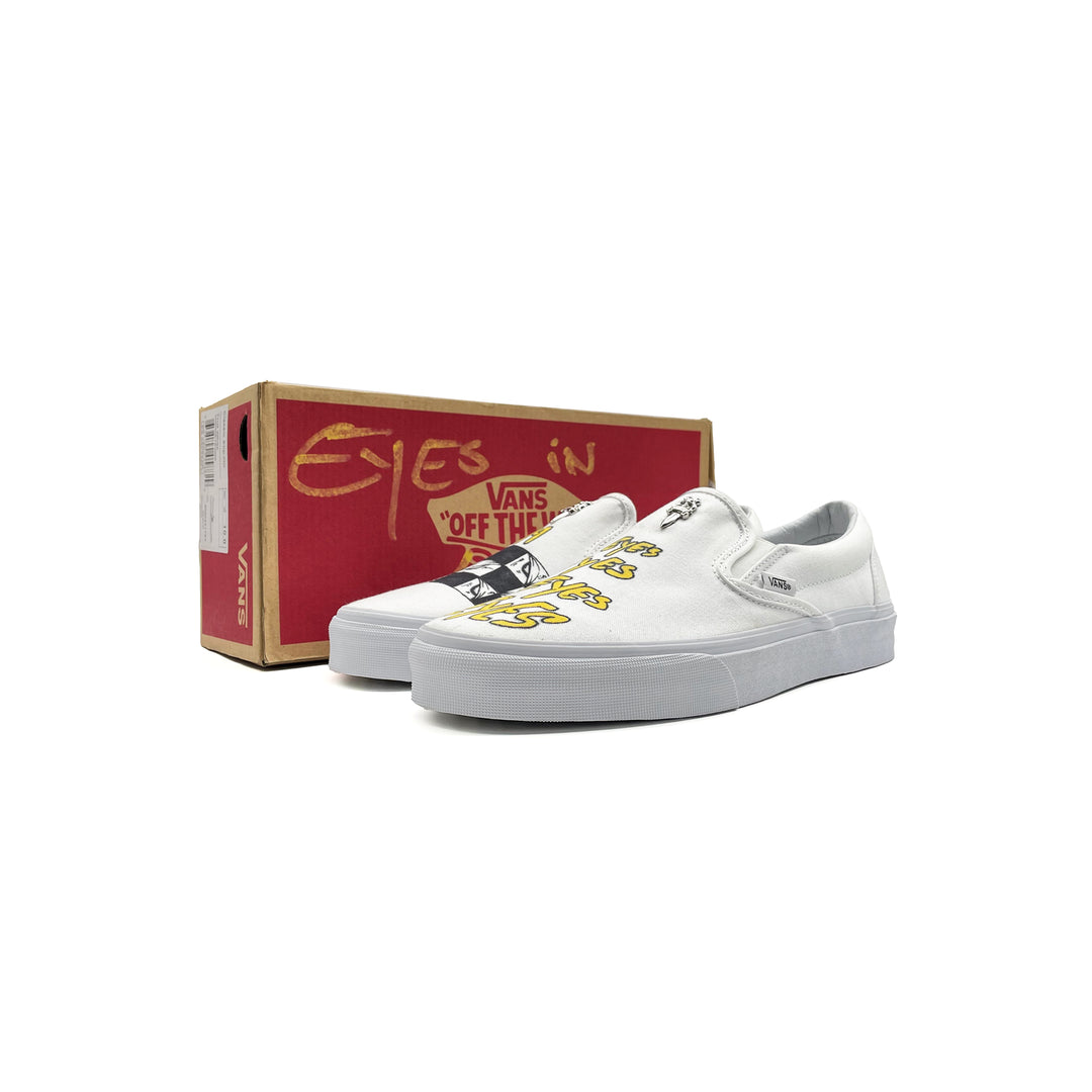Chrome Hearts Matty Boy Vans Slip On Sneakers