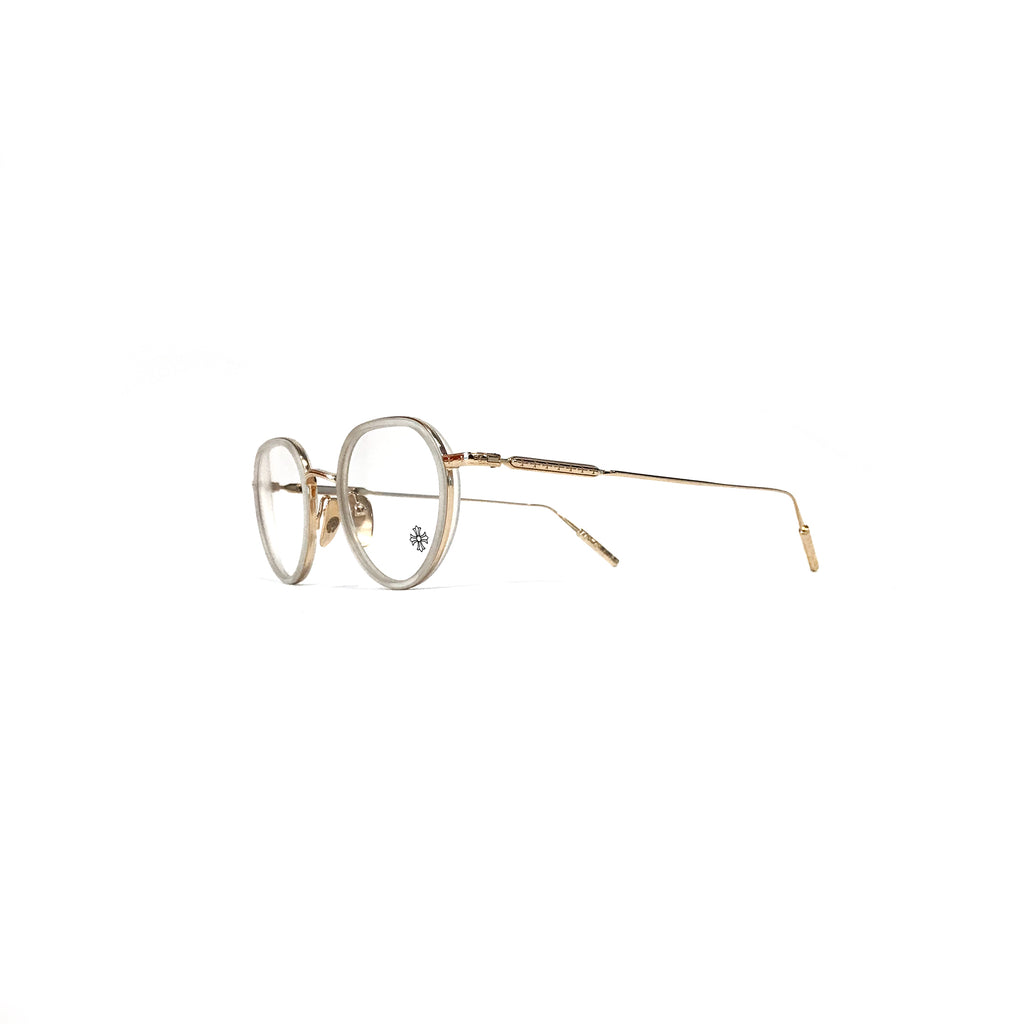 【送料&関税込】Chrome Hearts Thick - Gold Plated / Matte Go CHROME HEARTS GLITTER GOO I CT-STUD HAVANA AUTHENTIC FRAMES
