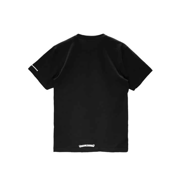 Chrome Hearts Black Neck Logo Short Sleeve Tee