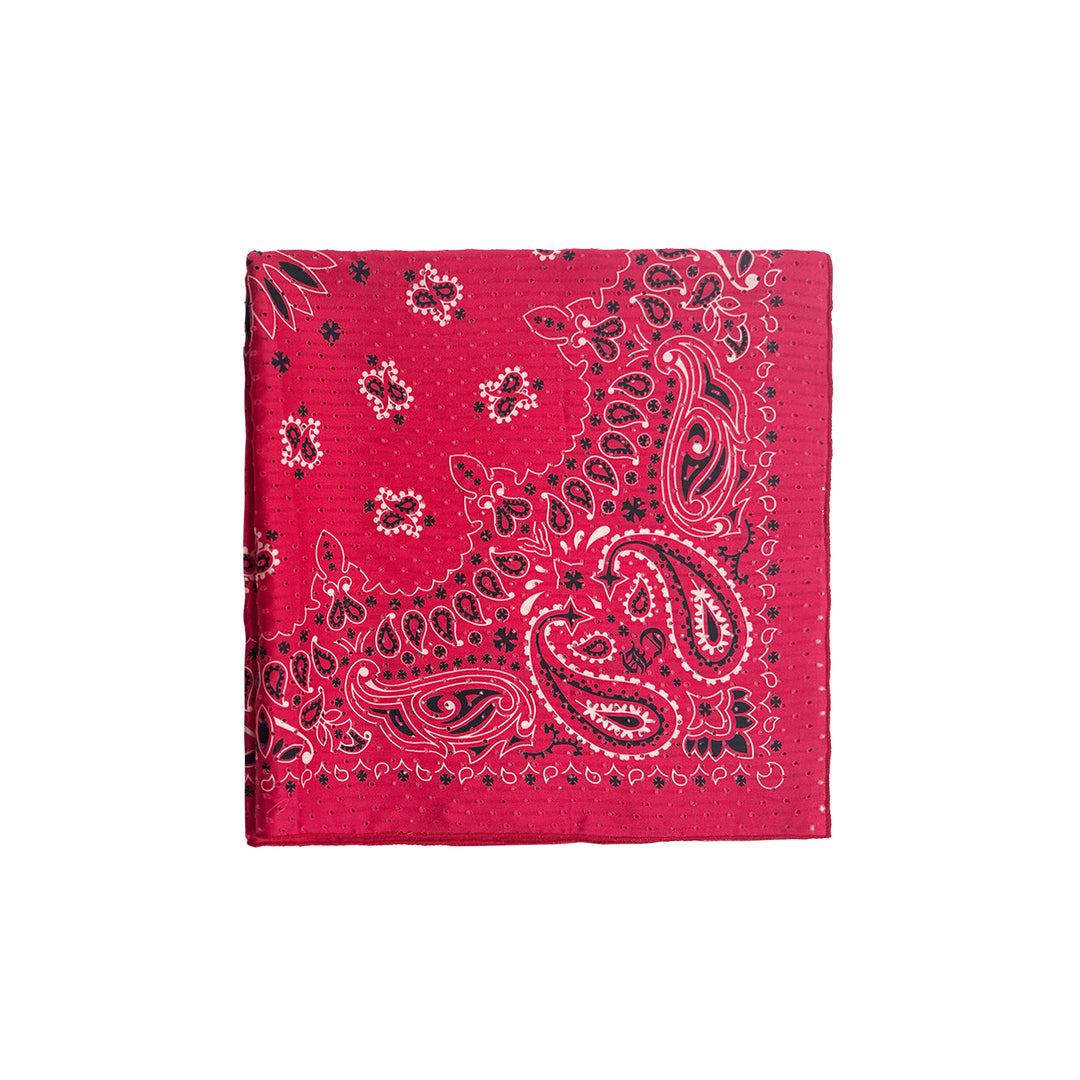 Chrome Hearts Silk Paisley Bandana Scarf