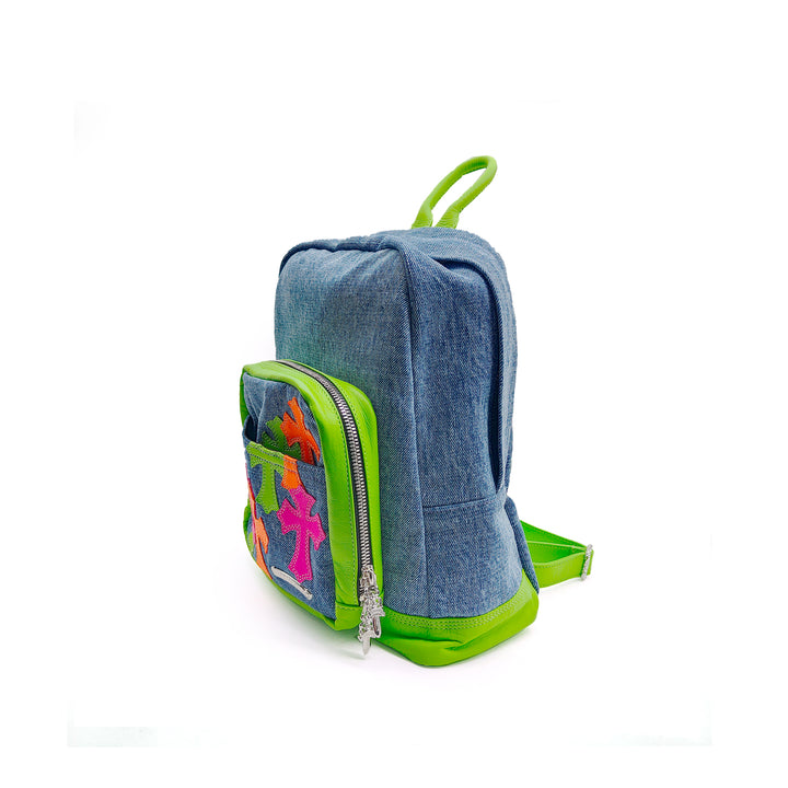 크롬하츠 멀티 컬러 크로스 패치 백팩 백