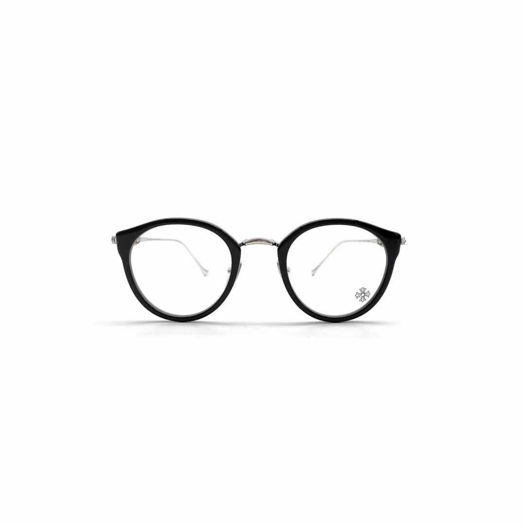 Chrome Hearts DIG BIG BK/SS Black&Silver Glasses Frame - SRM