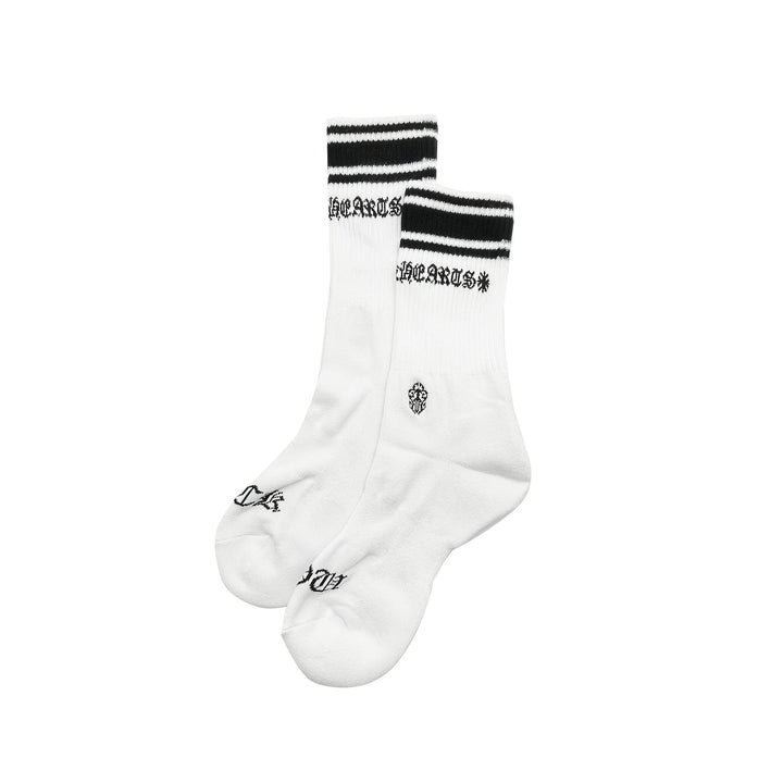 Chrome Hearts Embroidered Dagger Striped Sport Socks