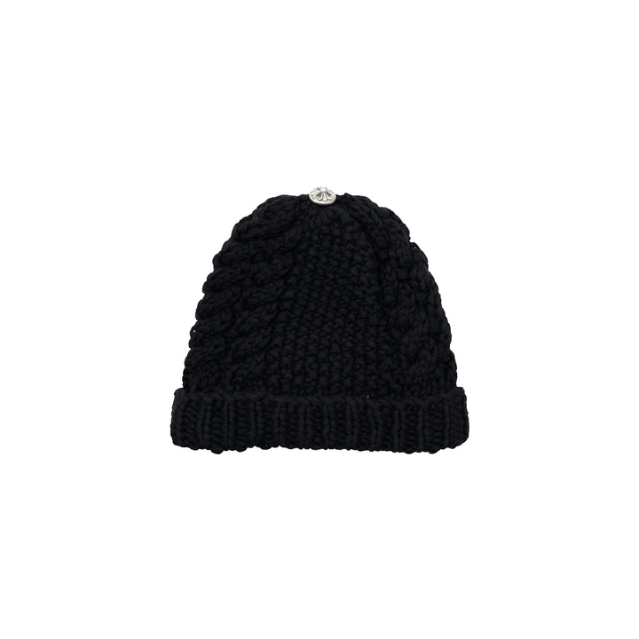 Chrome Hearts Cross Patch Black Beanie For Kids