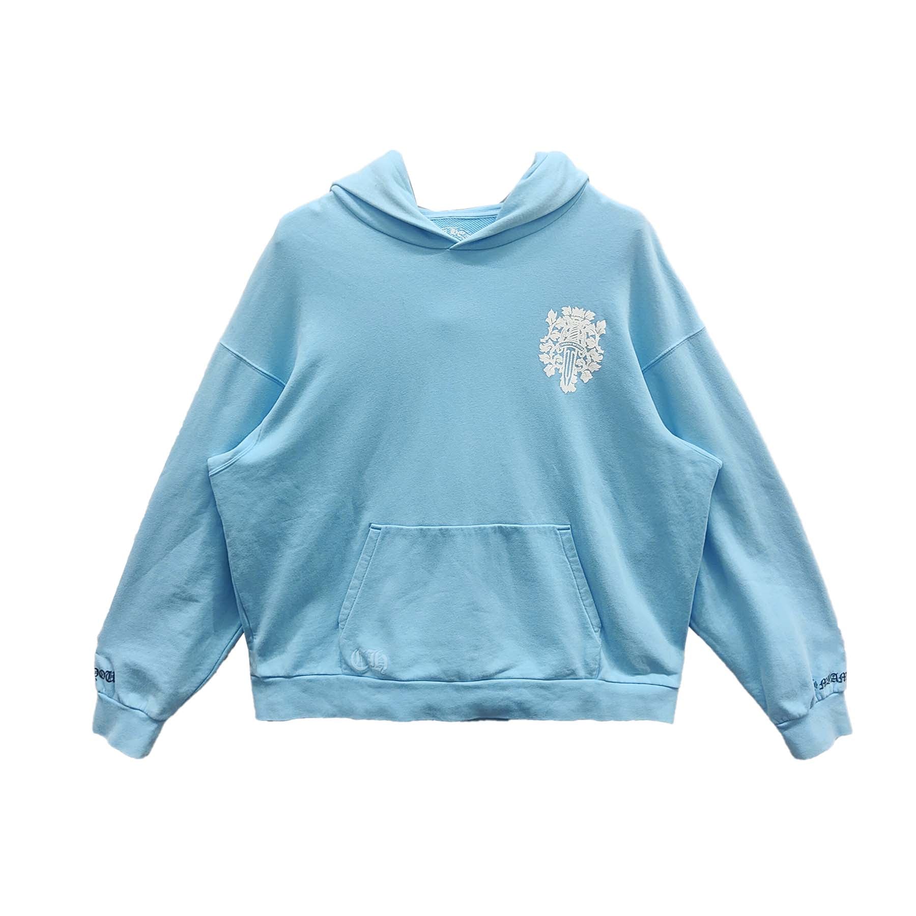 Chrome Hearts Art Basel Dagger Babyblue Pullover Hoodie - SRM