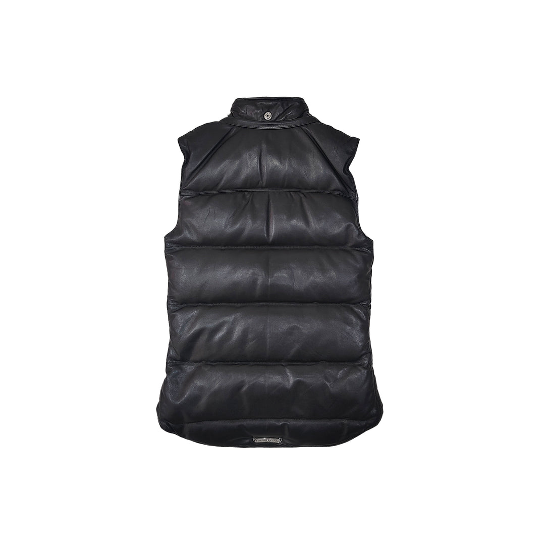 Chrome Hearts Black Vest With Detachable Hood
