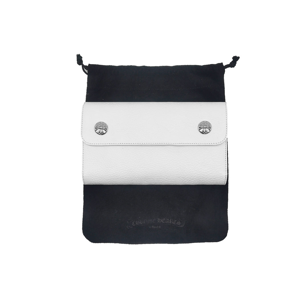 크롬하츠 화이트 롱 폴드 지갑