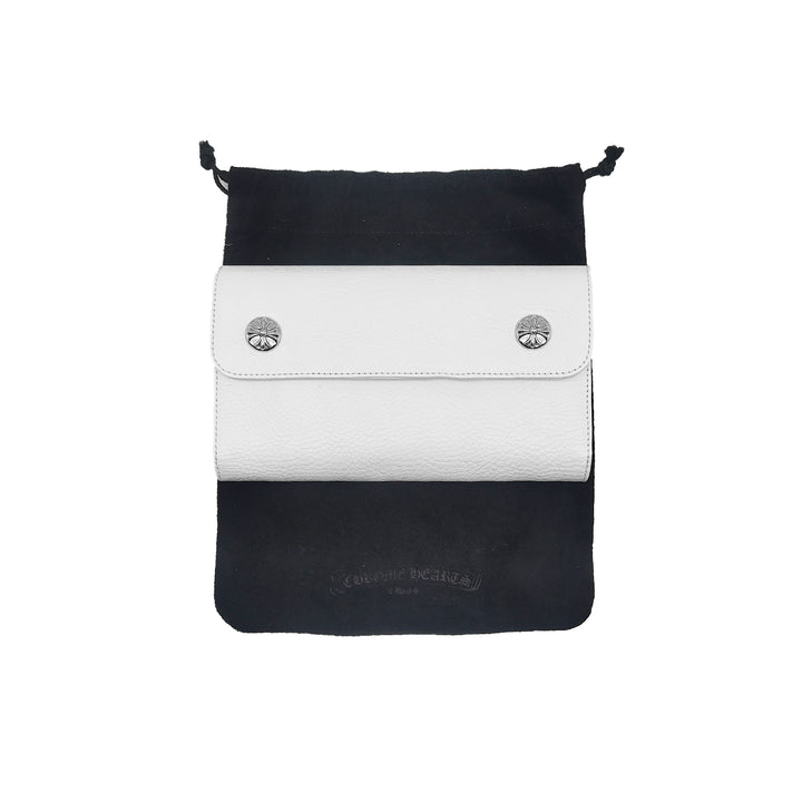 크롬하츠 화이트 롱 폴드 지갑