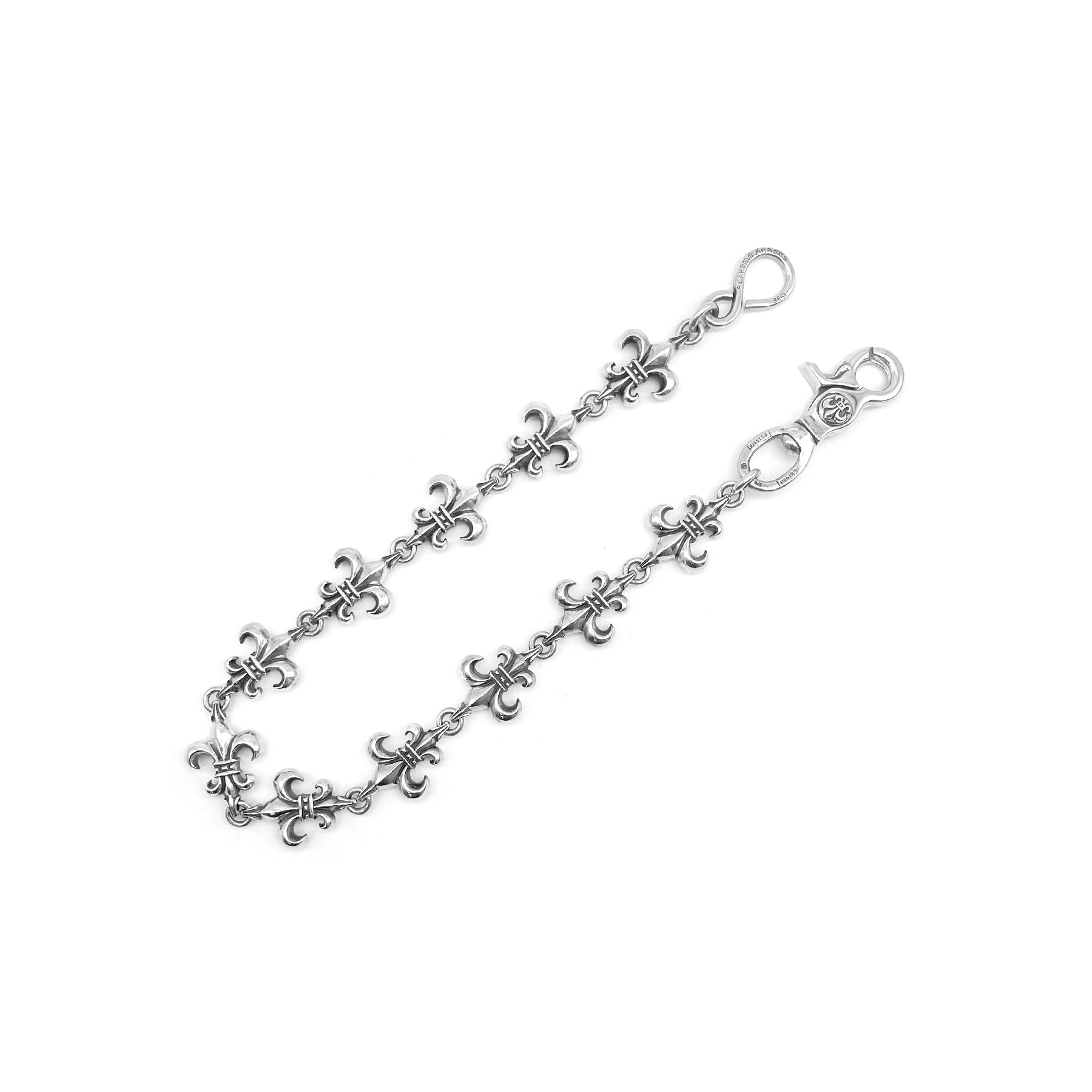 Chrome Hearts Silver Fleur De Lis Wallet Chain - SRM – SHENGLI