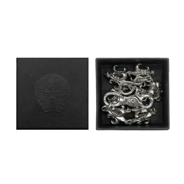 Chrome Hearts Silver BS Fleur De Lis Wallet Chain