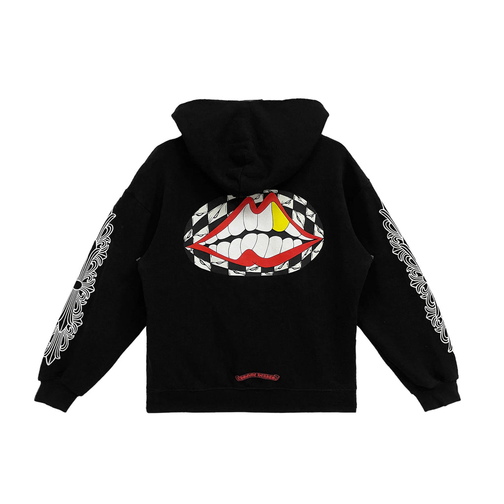 Chrome Hearts Matty Boy Floral Chomper Pullover Hoodie - SRM