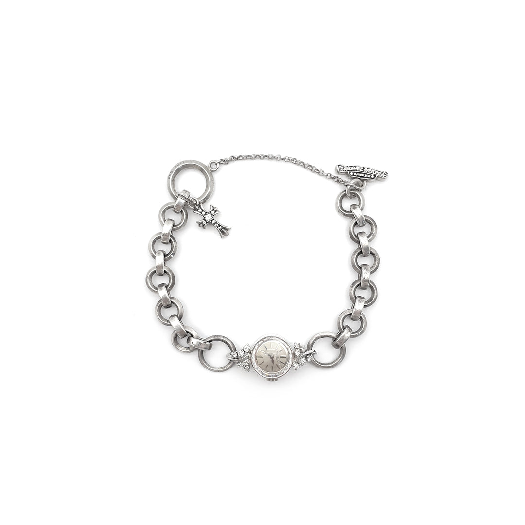 Chrome Hearts Diamond Babyfat Chain Geneva Watch