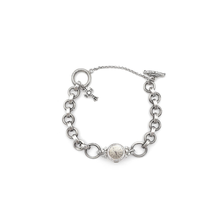 Chrome Hearts Diamond Babyfat Chain Geneva Watch