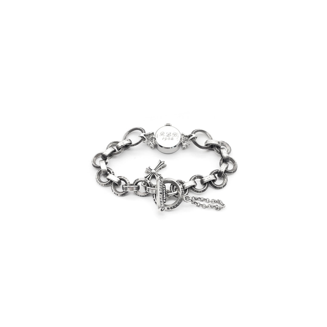 Chrome Hearts Diamond Babyfat Chain Geneva Watch