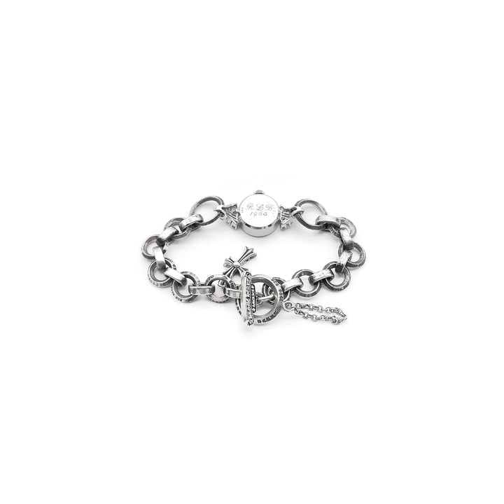Chrome Hearts Diamond Babyfat Chain Geneva Watch