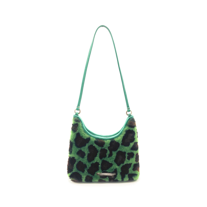 Chrome Hearts VIV Pony Hair Green Leopard Shoulder Bag