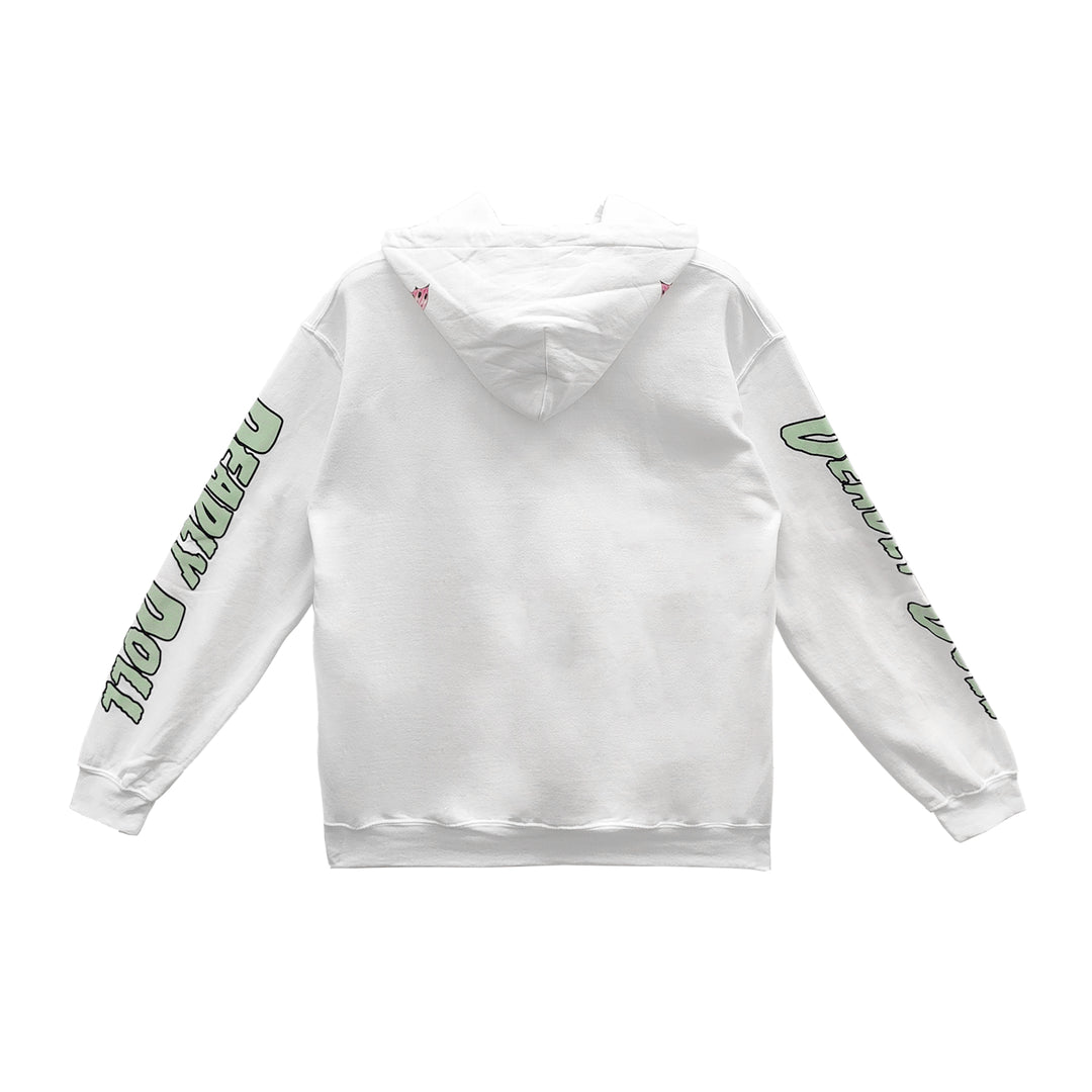 Deadly Doll VTG Fairy Wing Graphic Pullover Hoodie