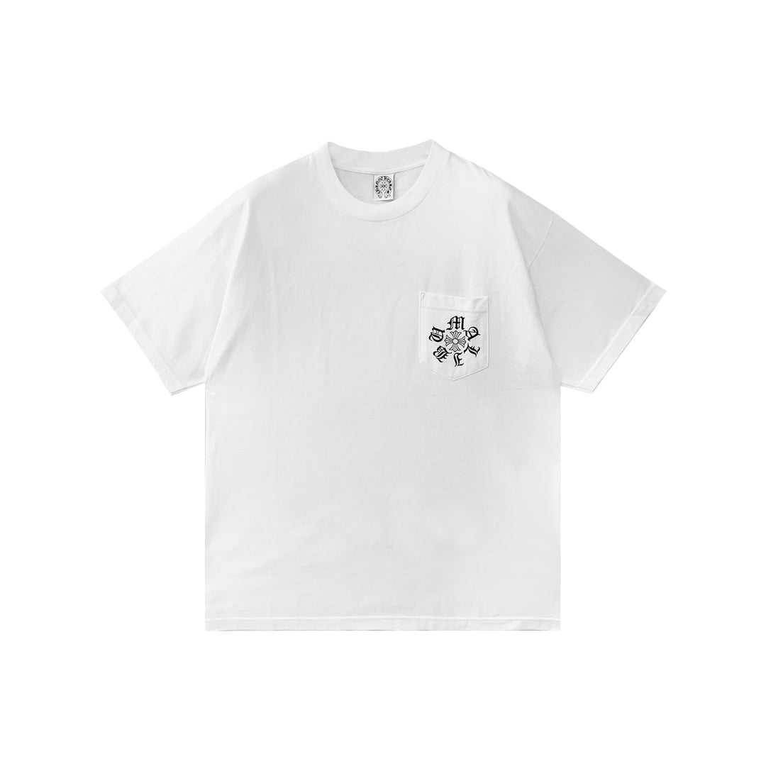 Chrome Hearts Malibu Exclusive Cross Scroll White Tee