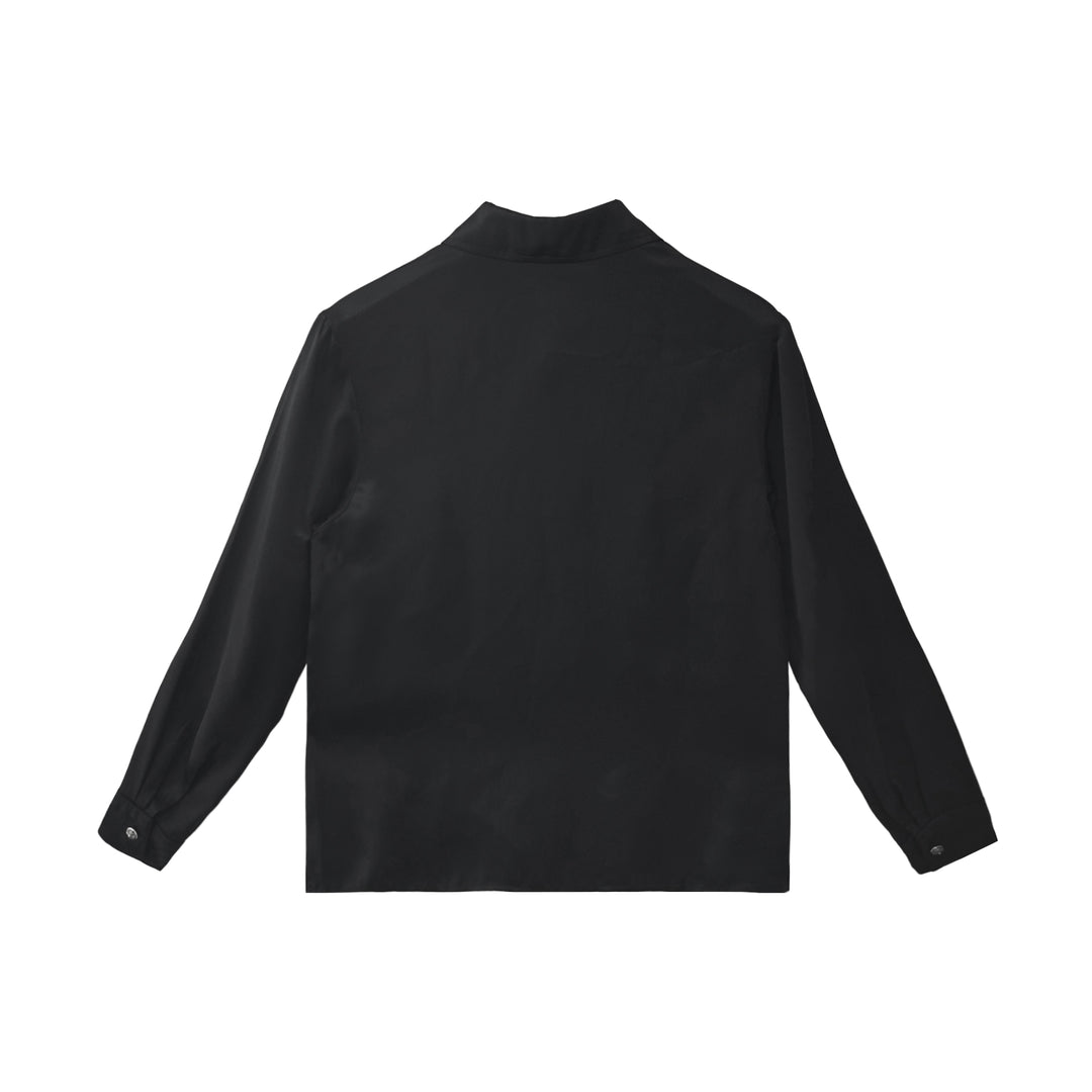 Chrome Hearts Silk Black Shirt