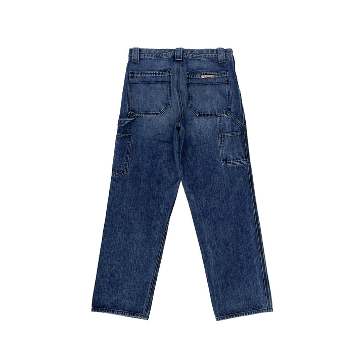 Chrome Hearts Blue Turbo Diesel Carpenter Pants