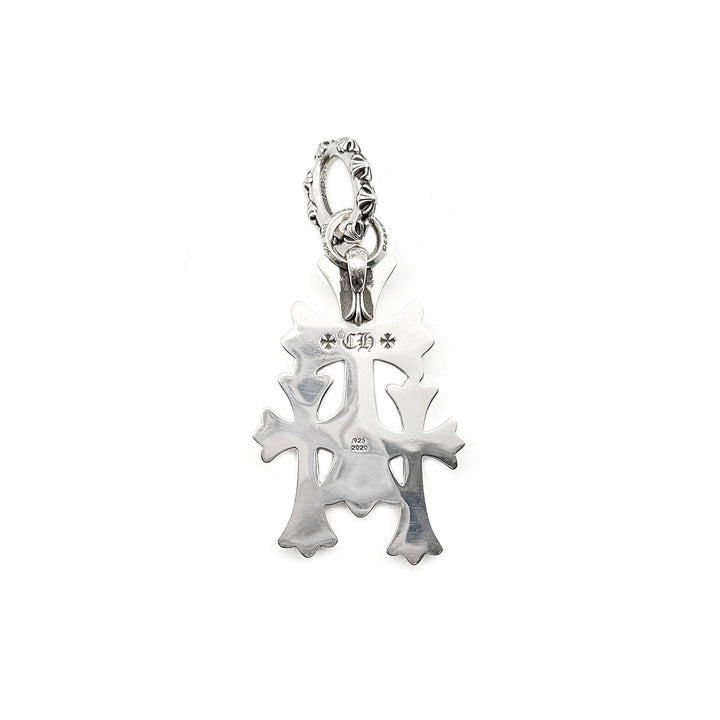 Chrome Hearts Ring Bail Triple Cross Large Pendant