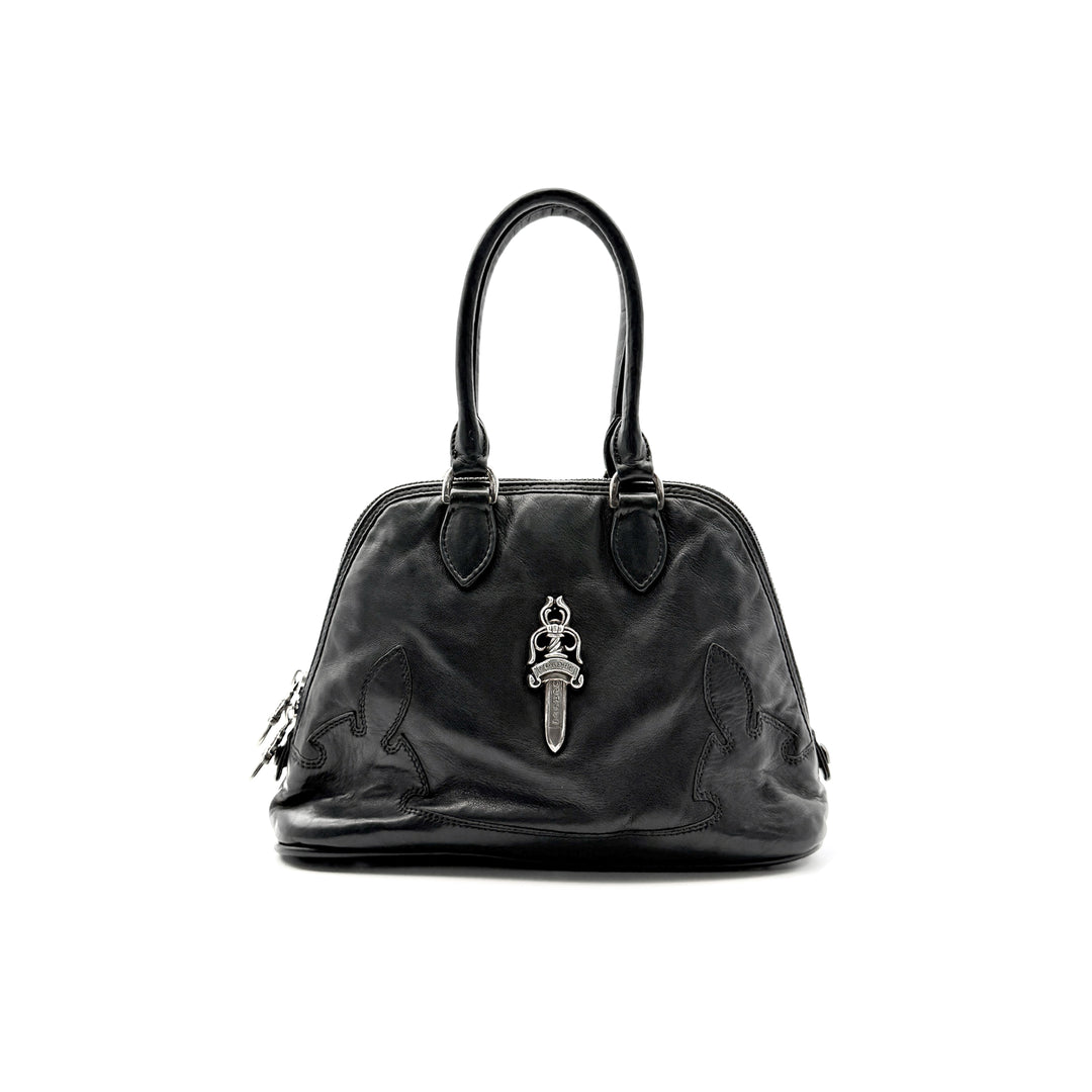 Chrome Hearts Dagger Black Mini Dome HandBag