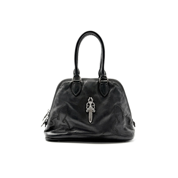 Chrome Hearts Dagger Black Mini Dome HandBag