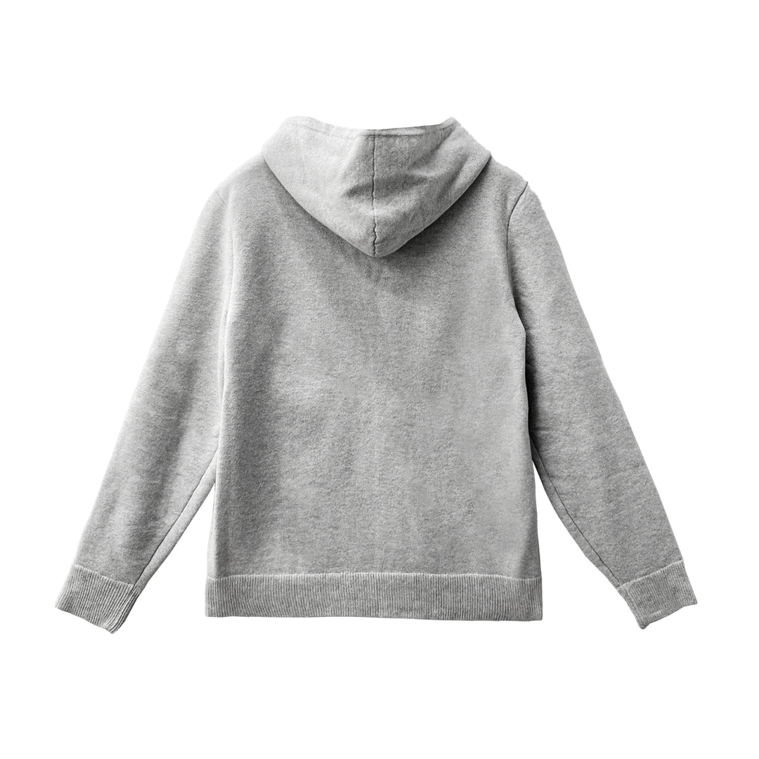 Chrome Hearts Cashmere Embroidered Grey Sweater Pullover Hoodie