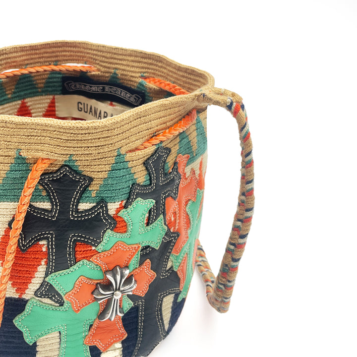 Chrome Hearts Guanabana Muti-Color Cross Patch Bucket Bag