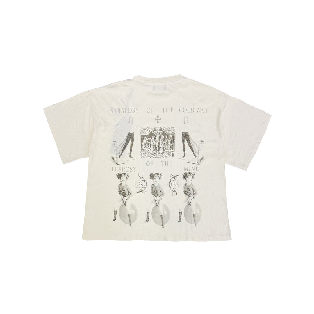Enfants Riches Déprimés Nun Kicks Baby Dirty White Short Sleeve Tee