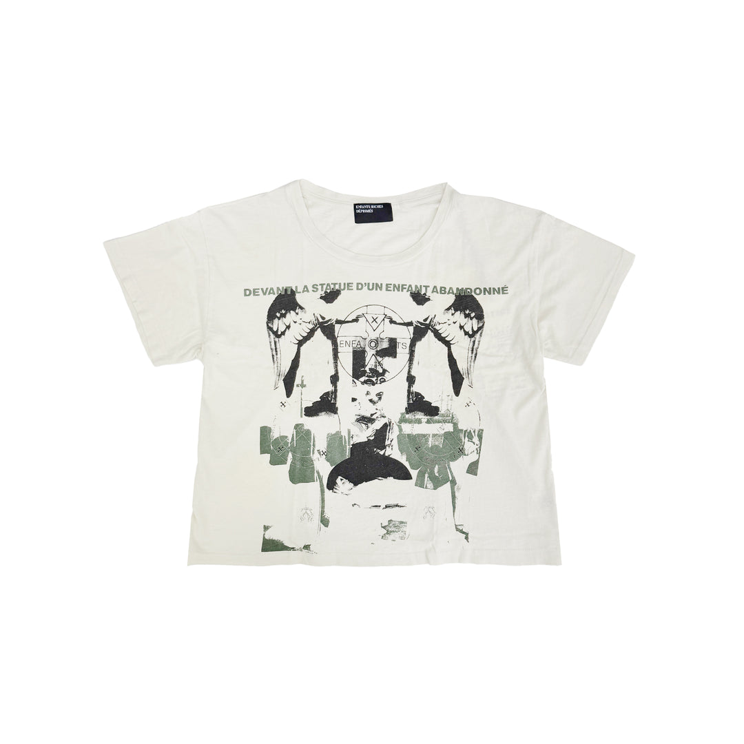 Enfants Riches Déprimés Nun Kicks Baby Dirty White Short Sleeve Tee