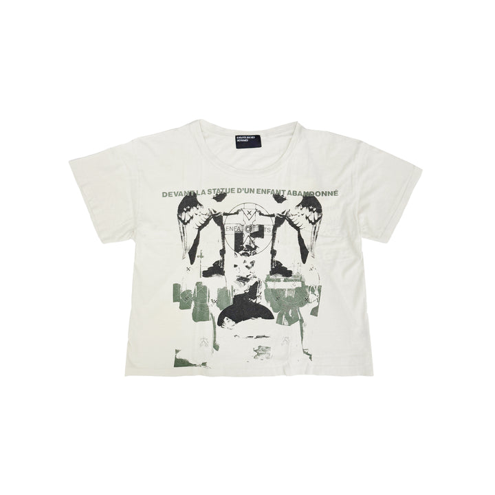 Enfants Riches Déprimés Nun Kicks Baby Dirty White Short Sleeve Tee