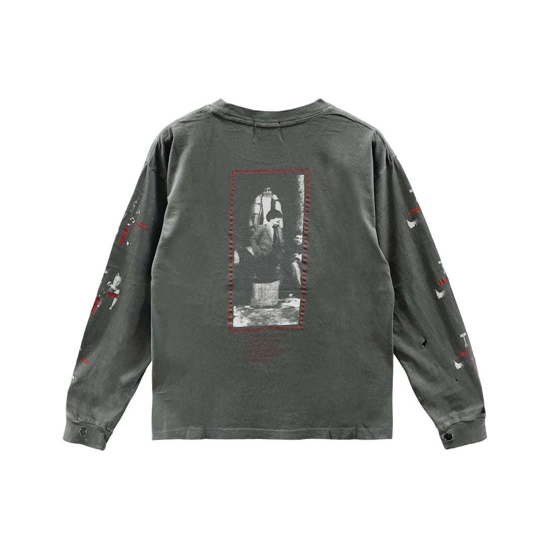 Enfants Riches Déprimés The Reality Of Of God LS Washed Black Long Sleeves Tee