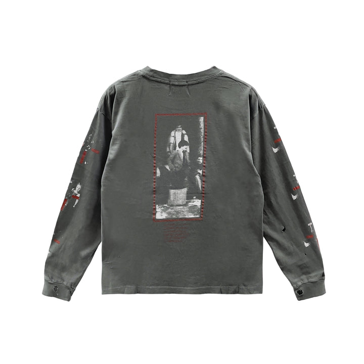 Enfants Riches Déprimés The Reality Of Of God LS Washed Black Long Sleeves Tee