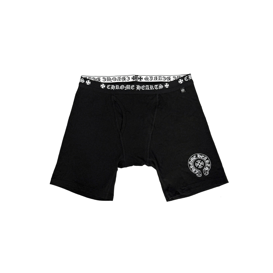Chrome Hearts Black&White Boxer Brief Shorts
