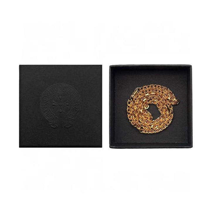 Chrome Hearts 22K Gold Paperchain Necklace