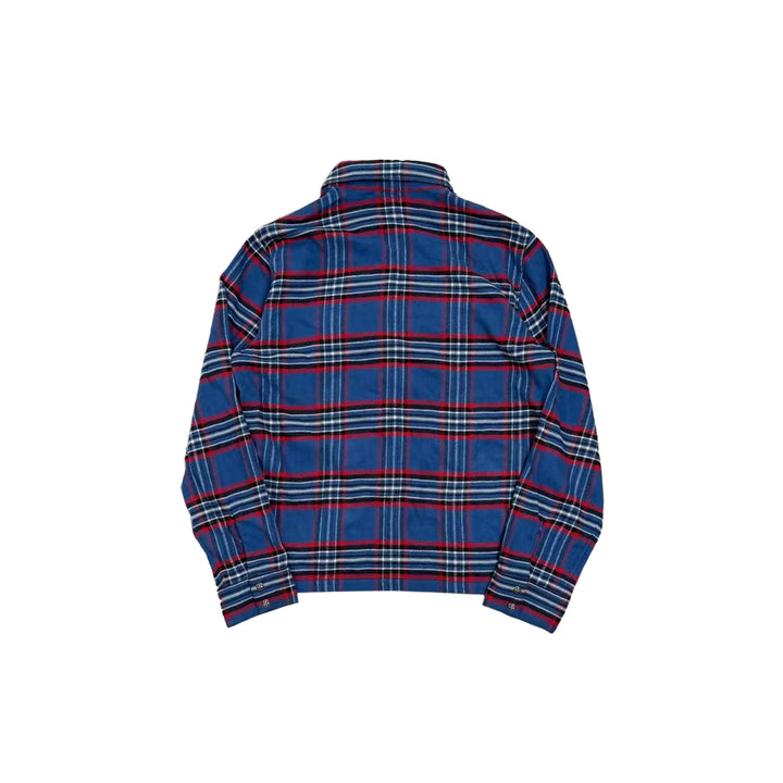 Chrome Hearts Work Dog Blue&Red Plaid Shirt Flannel Jacket