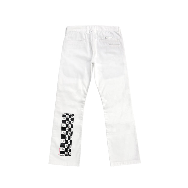 Chrome Hearts Matty Boy 99 Eyes White Chino Pants