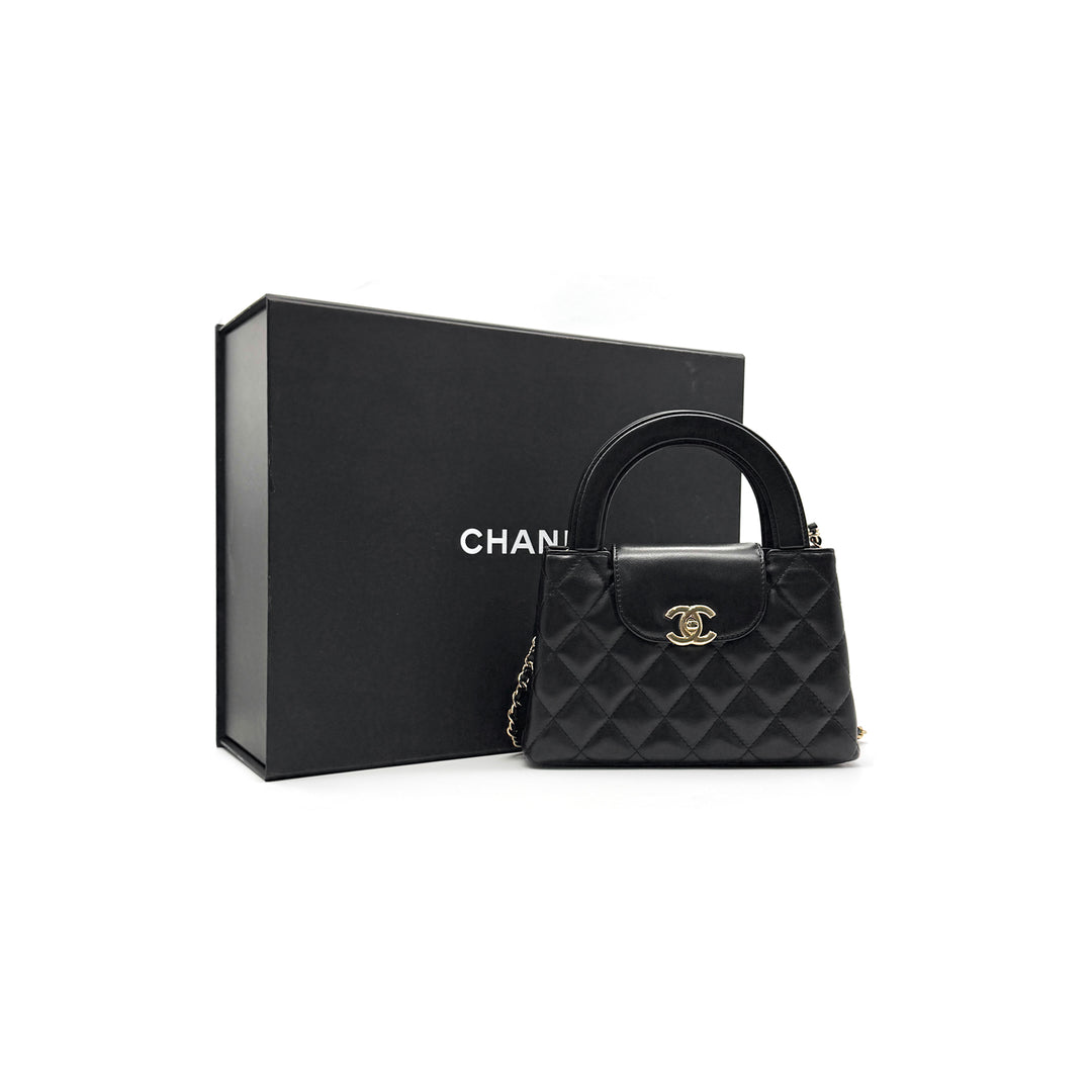 CHANEL 24P Kelly Nano Handle Handbag