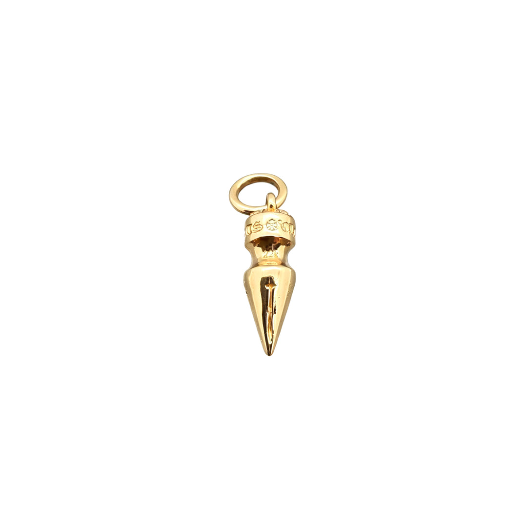 Chrome Hearts 22K Gold Spike Charm Pendant