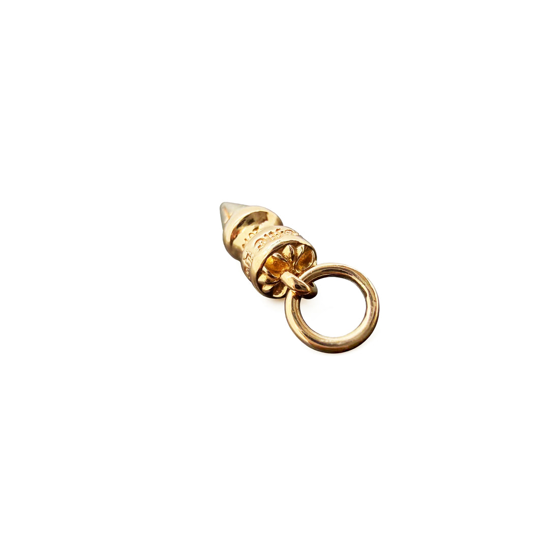 Chrome Hearts 22K Gold Spike Charm Pendant