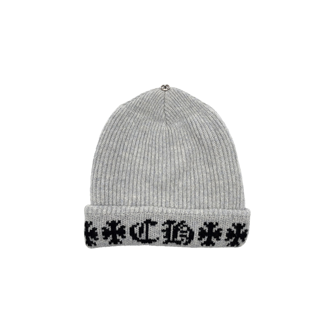 Chrome Hearts Big Daddy Cashmere Grey Beanie